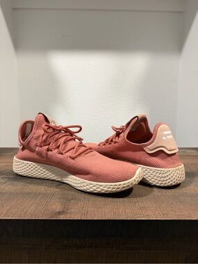 Women's Adidas x Pharrell Williams Hu Sneakers - Dusty Rose
